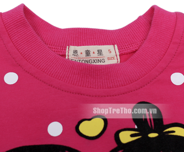 Bộ dài tay cho bé gái Lucky Girl