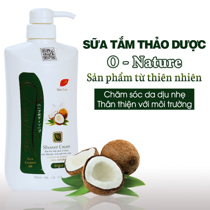 Sữa tắm thảo dược O-Nature 600ml