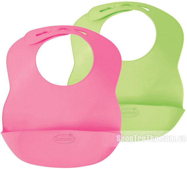 Yếm ăn cho bé Summer Bibbity Green