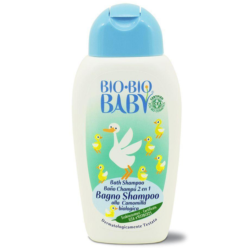 Sữa tắm gội hữu cơ 2 trong 1 Bio Bio Baby 250ml