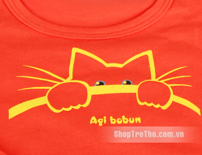 Áo body Agi bobun màu đỏ (12M-18M)