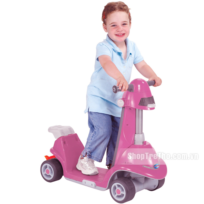 Xe chòi chân Smart Trike AIO thông minh màu hồng