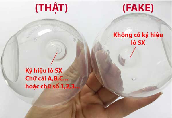 Phân biệt bình sữa Comotomo 150ml thật - giả dựa vào nắp bình