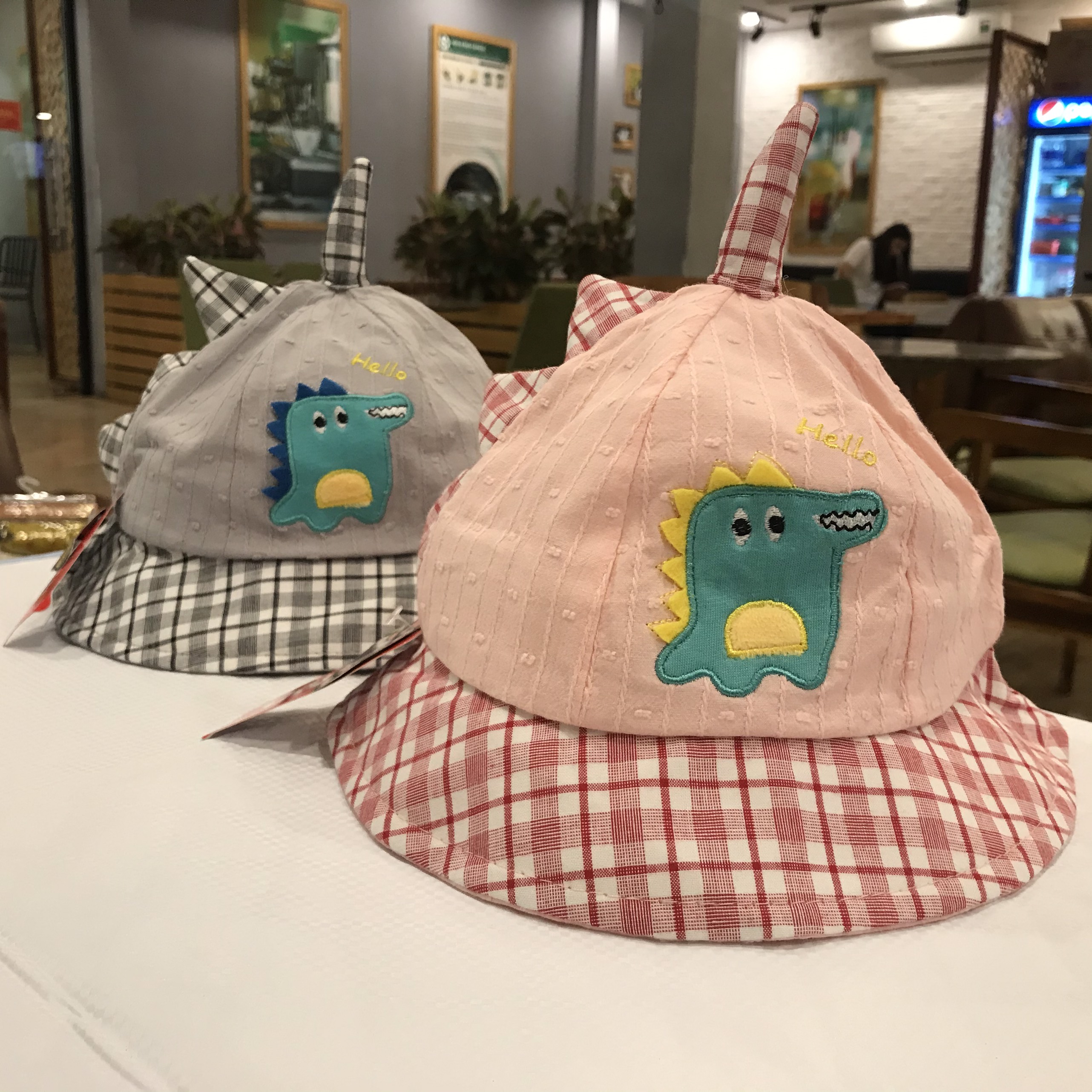 Mũ vành tròn khủng long cho bé (6-24M)