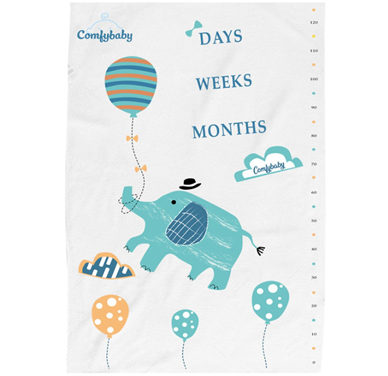 Khăn tắm trẻ em siêu mềm Comfybaby CF1218 60x120cm