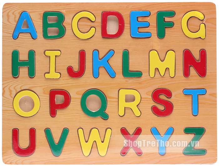 Đồ chơi gỗ Toptoys - Bảng nhận hình chữ cái D25