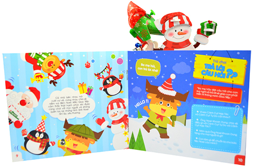 Hộp trò chơi vui noel dành cho bé gái