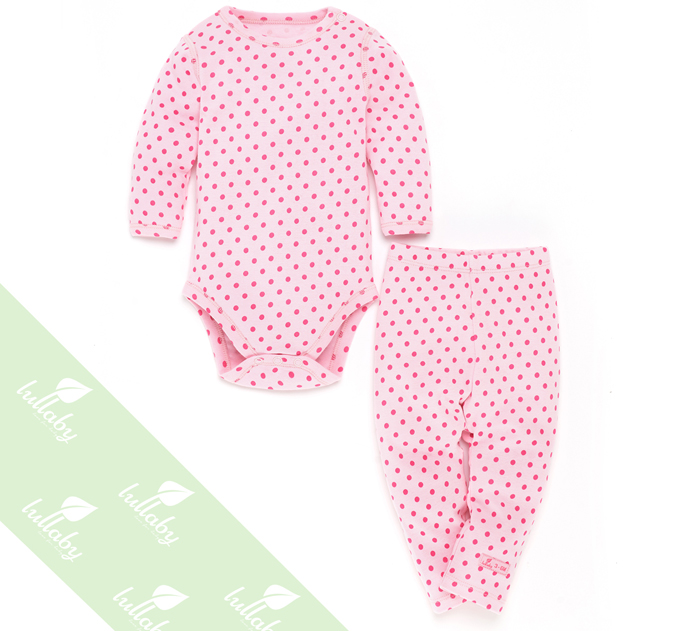 Body cộc kèm quần dài Lullaby NH15-18 (màu hồng)