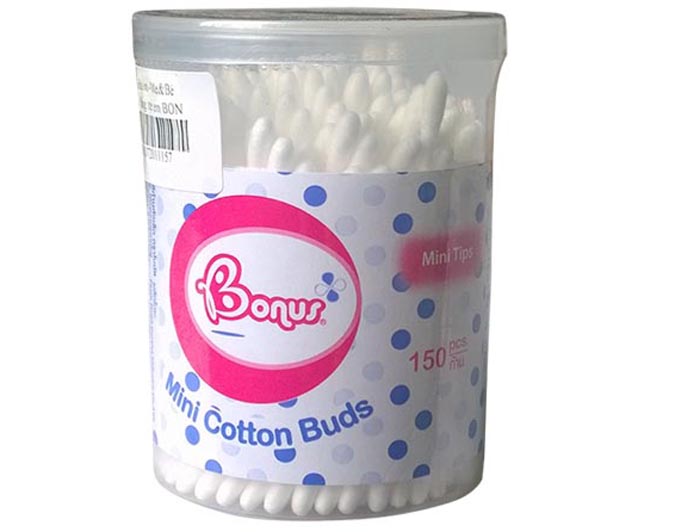 Hộp tăm bông trẻ em Bonus (150 cây)