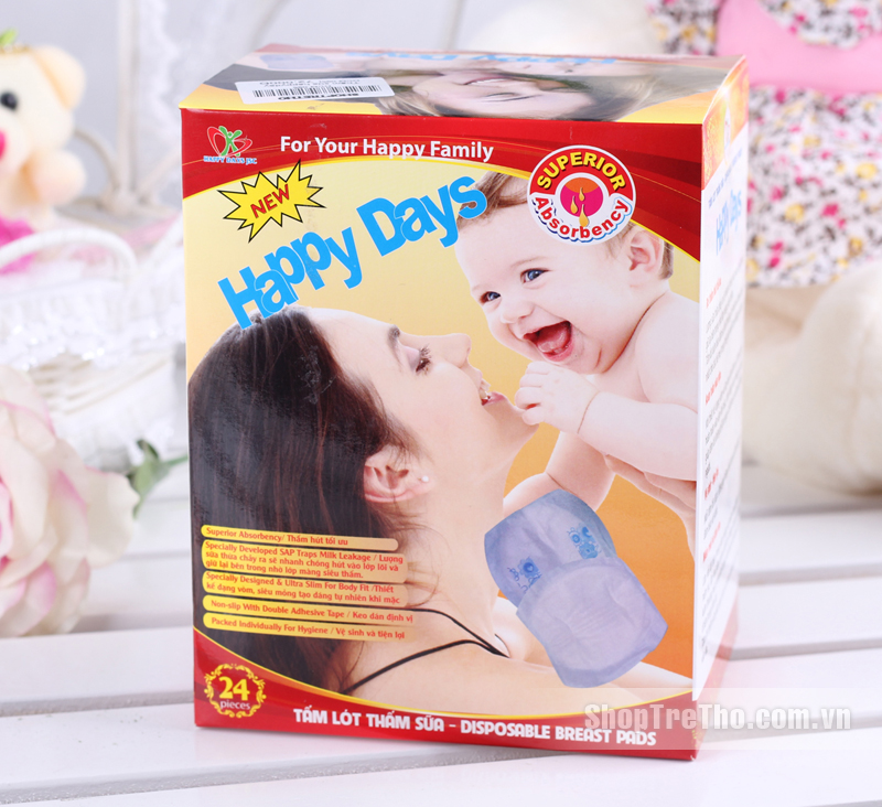 Thấm lót sữa Happydays