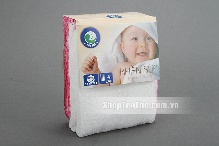 Khăn sữa sơ sinh Nana 4 lớp cho bé