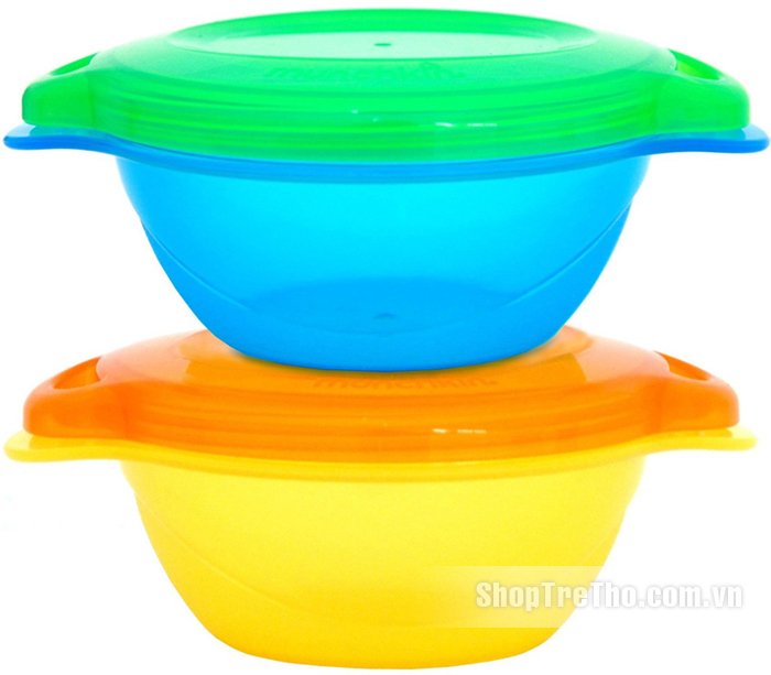 Bát ăn có nắp Munchkin 2c 2pk Click Lock Toodler Bowl