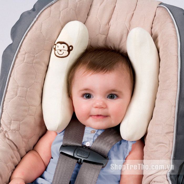 Gối giữ đầu cho bé màu ngà Summer Cradler Ivory