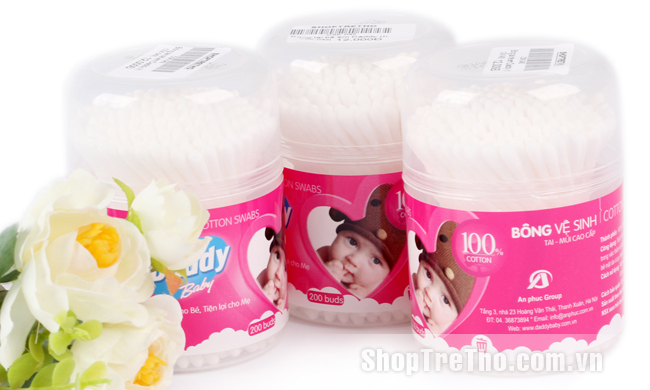 Bông tăm trẻ em cao cấp Daddy Baby Việt Nam