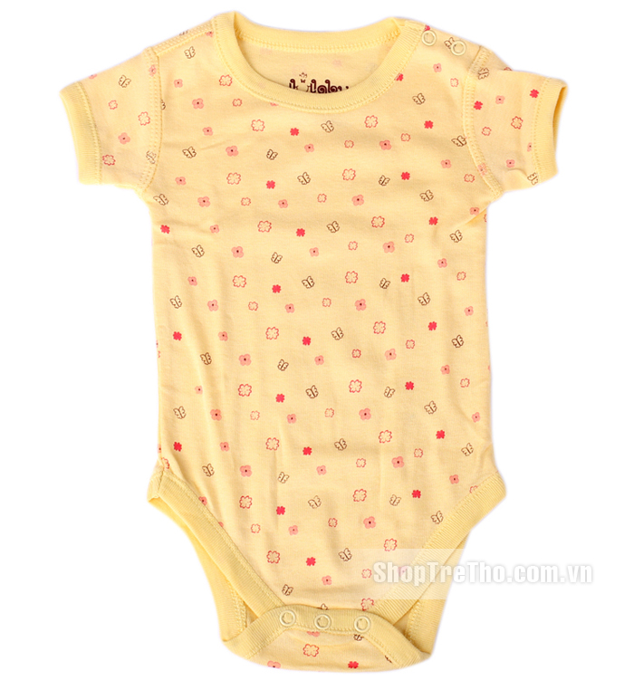 Áo body cho bé Lullababy cộc tay 3M