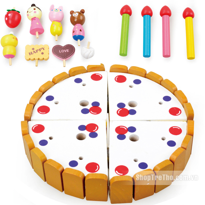 bộ bánh sinh nhật mother garden 77A đồ chơi
