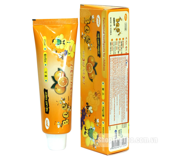 Kem đánh răng trẻ em Bee - Hàn Quốc