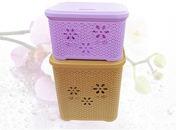 Giỏ đựng đồ nắp hình hoa Việt Nhật 5158