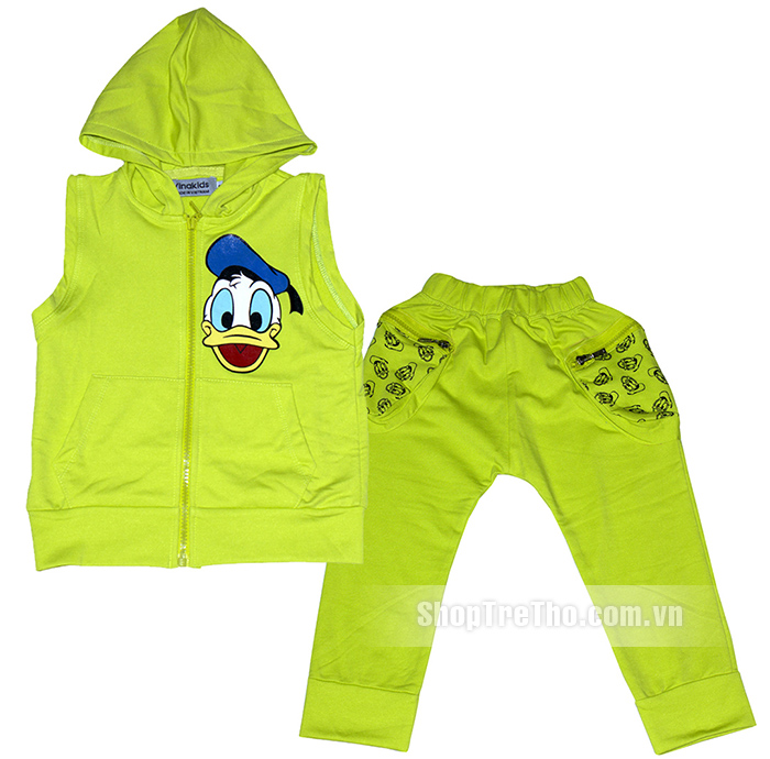 Bộ đồ trẻ em Vinakids hình vịt Donal (1 - 8 tuổi)