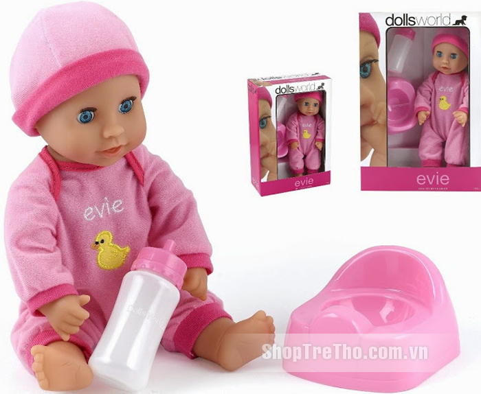 Búp bê đồ chơi Dolls World - Em bé Evie