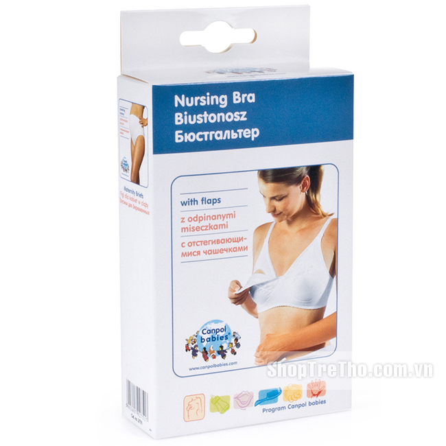 Áo lót màu trắng Canpol B80 26/756