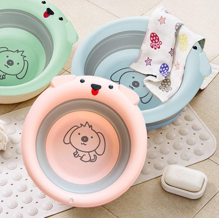 Chậu rửa mặt gấp gọn đa năng
