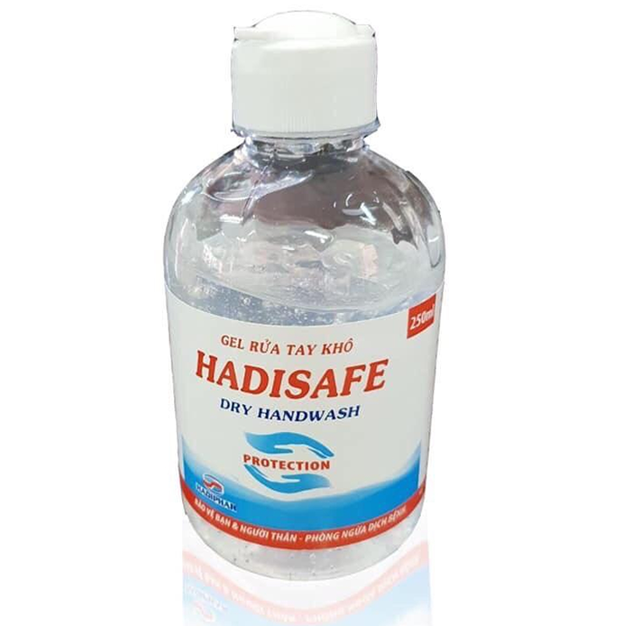 Gel rửa tay khô Hadisafe 250ml