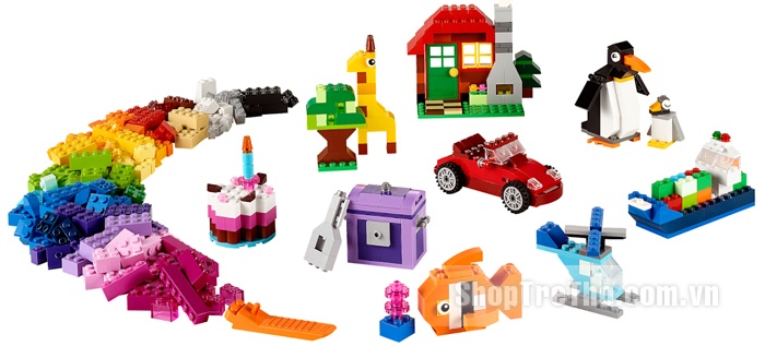 Đồ chơi lego 10695 - Thùng gạch lắp ráp sáng tạo
