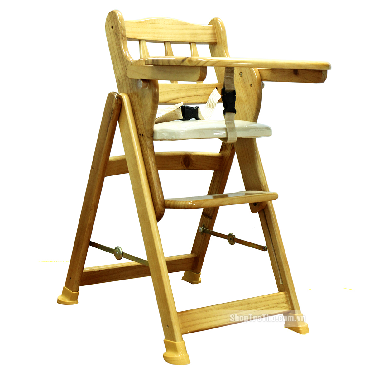 Ghế ăn cho bé Autoru chất liệu gỗ thông đẹp
