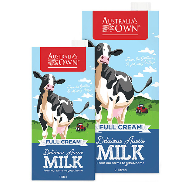 Sữa tươi tiệt trùng nguyên kem Australia's Own 1L