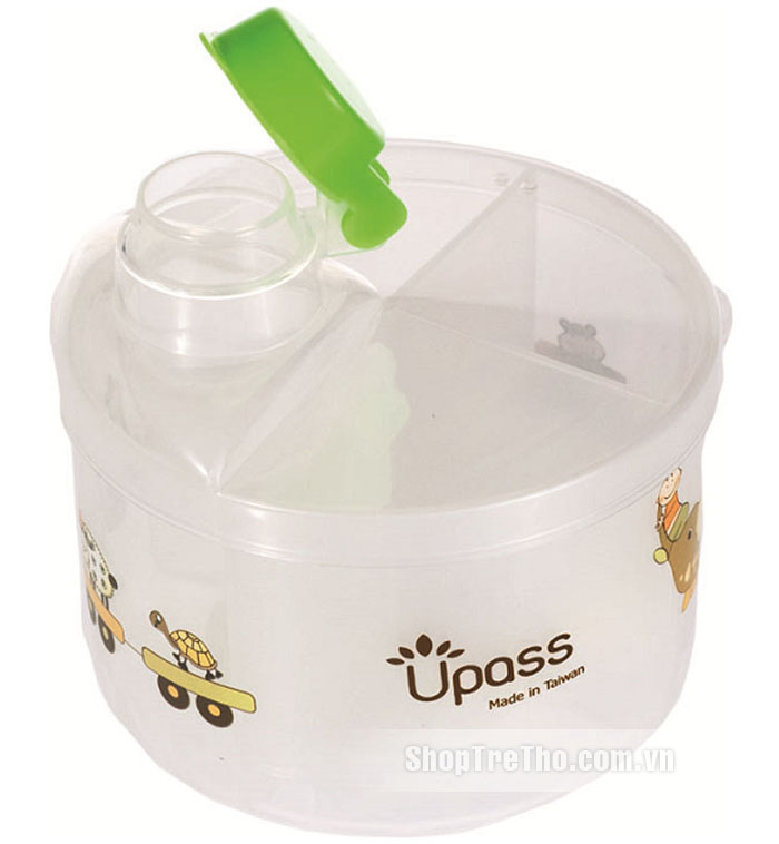 Hộp chia sữa Upass BPA free loại tròn UP8005C