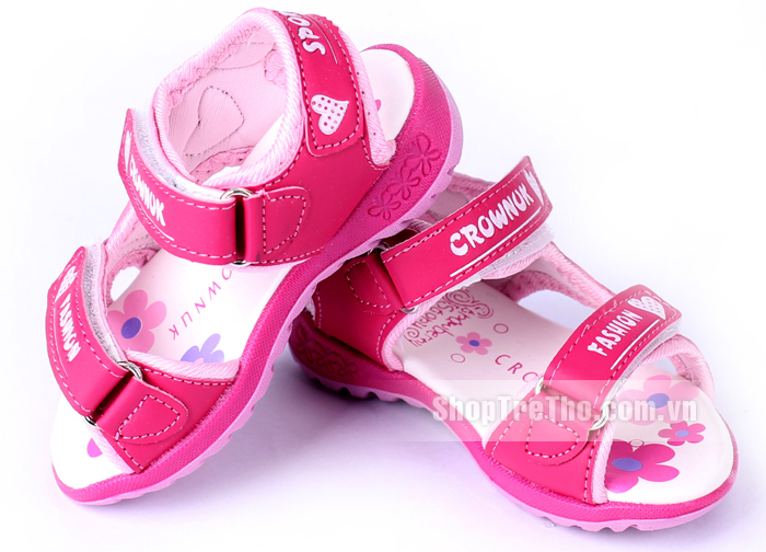 Dép sandal cao cấp Crown cho bé gái GD-324