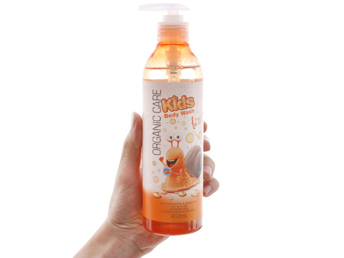 Gel tắm tự nhiên Organic Care Kids Fruit Blast (400ml)