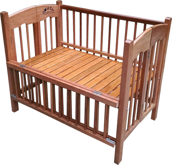 Giường cũi trẻ em GoldCat gỗ Săng Đỏ (70x100cm)