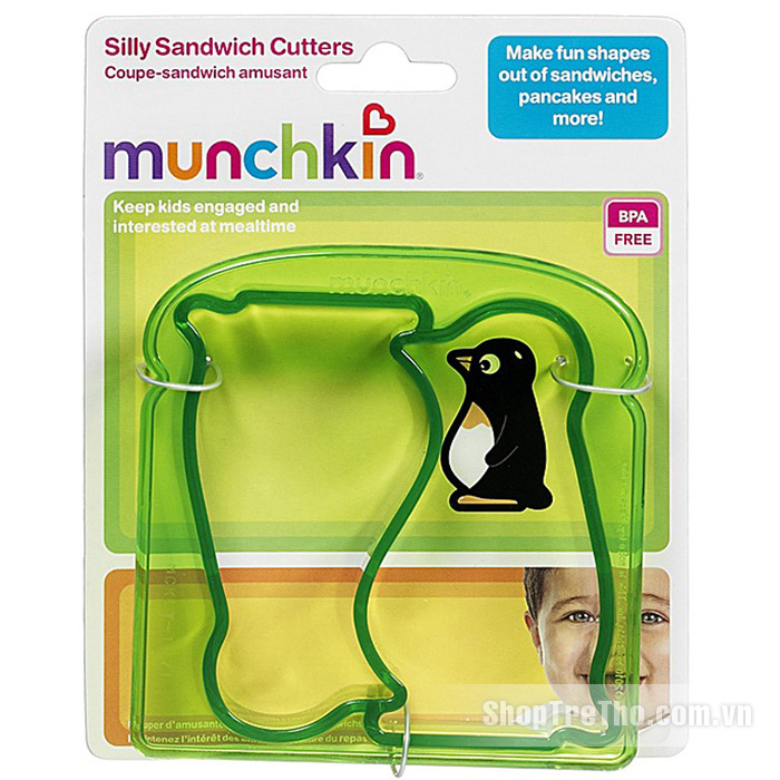 Khuôn cắt sandwich ngộ nghĩnh Munchkin 14902 Silly Sandwich Cutters - Asstd