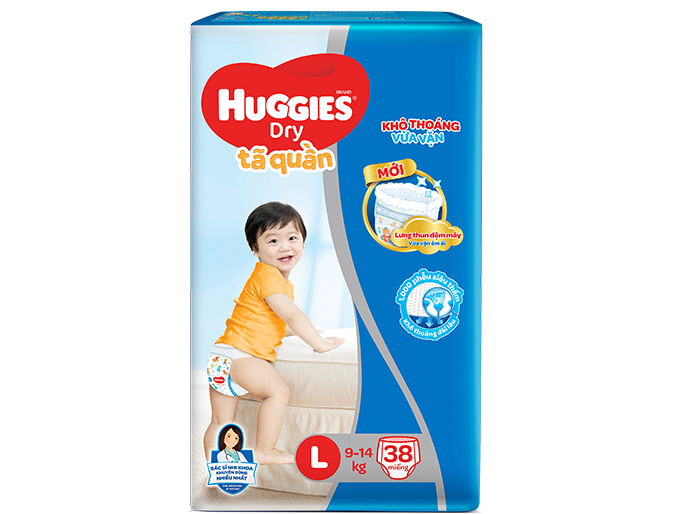 Tã quần Huggies L38 (9-14kg)