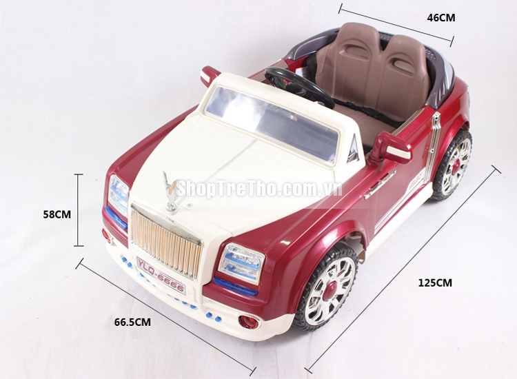 Ô tô điện trẻ em Rolls-Royce Phantom YLQ-6666