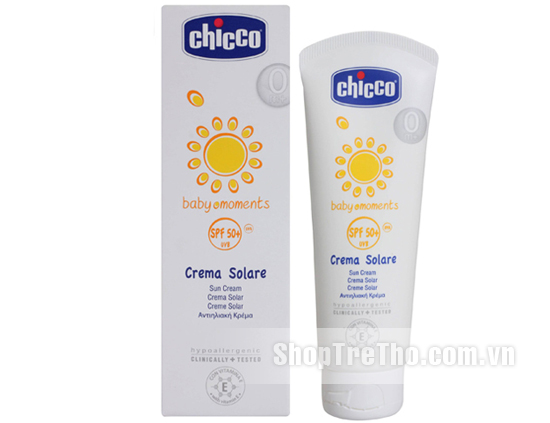 Kem chống nắng dưỡng da SPF 50+ 0M+ chicco 3643 