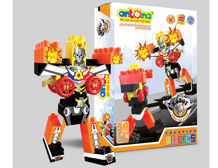 Đồ chơi xếp hình Antona No.293 - Robot đại chiến
