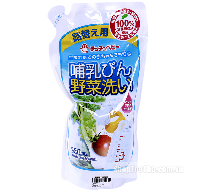 Nước rửa bình sữa Chuchu 720ml