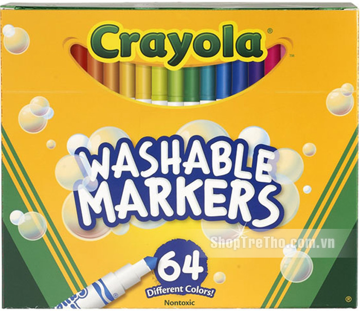 Bút lông đầu hình tem dấu (tẩy rửa được) - Crayola 5881400003