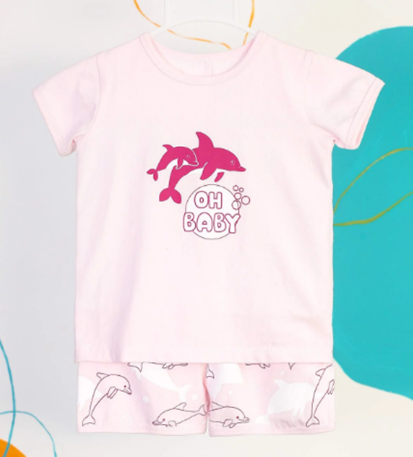Bộ cộc La Pomme cá heo Oh Baby SS1156