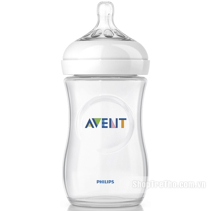 Bình sữa Avent 260ml nhựa PP mô phỏng tự nhiên