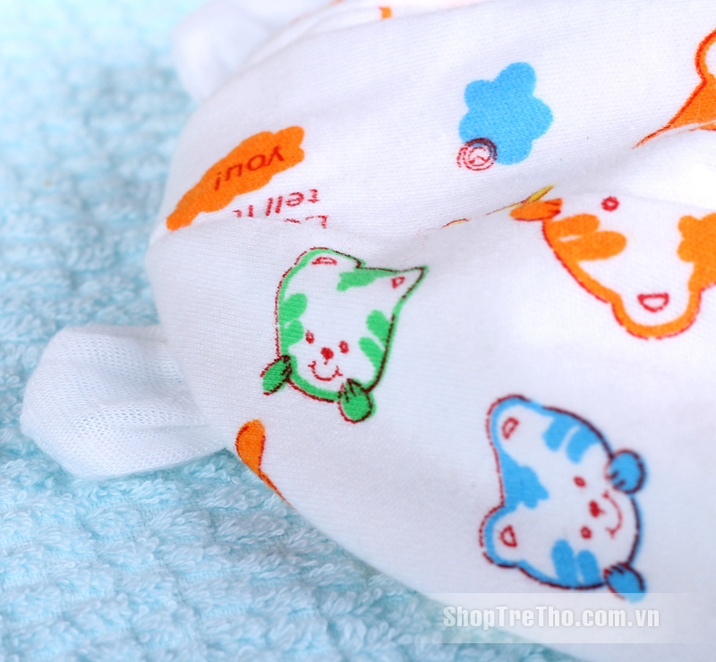 Mũ chụp sơ sinh nỉ nhiều màu