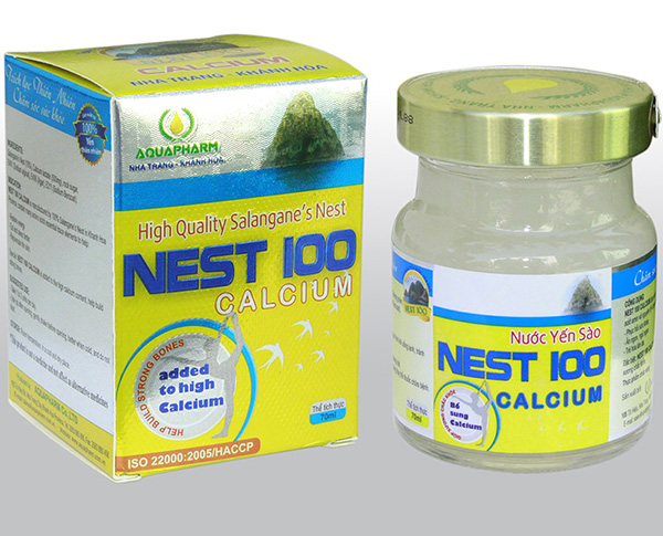 Nước yến Nest 100 bổ sung canxi