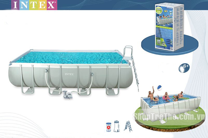 Bể bơi Intex 54978 hình chữ nhậ