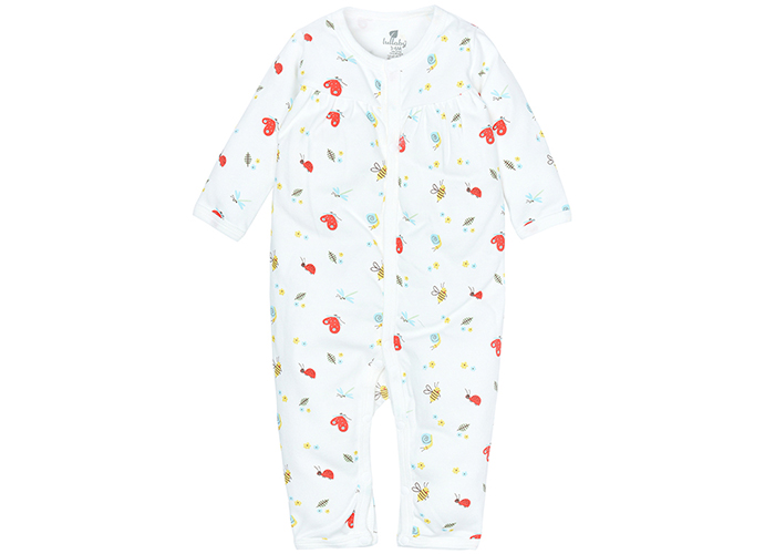 Body cài giữa dài tay Lullaby NH672P (trắng bướm)