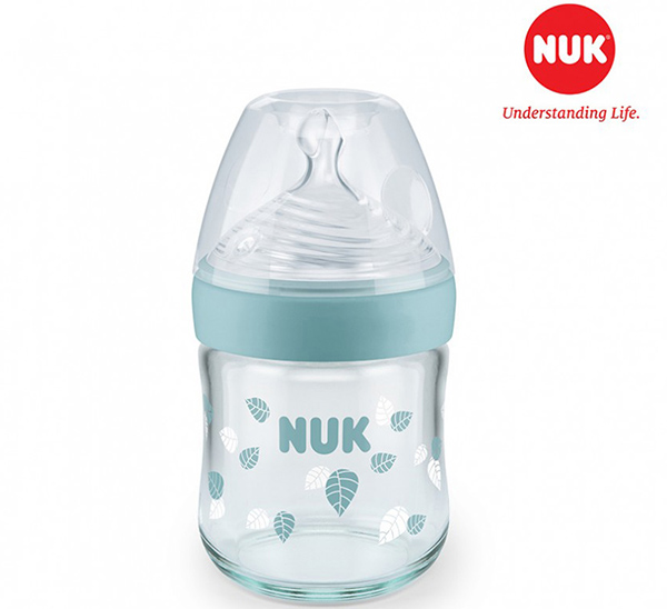 Bình sữa Nuk Nature Sense thủy tinh 120ml NU21501