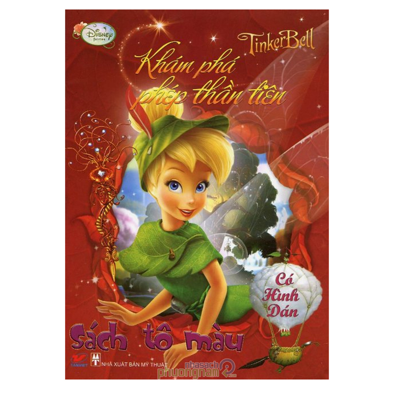Sách tô  màu có hình dán Tinker Bell