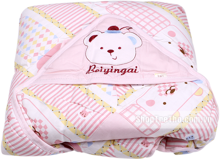 Chăn ủ cho bé 5103 màu hồng